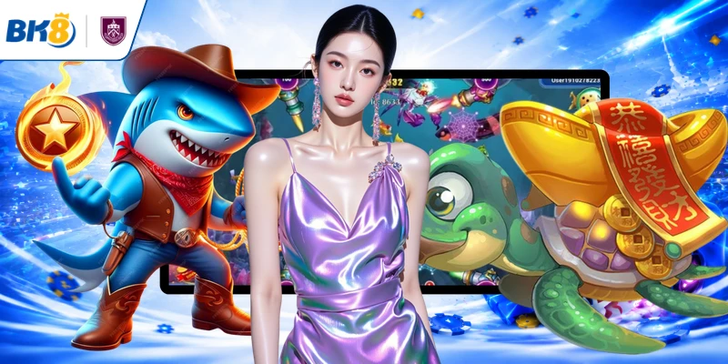 ตัวอย่างรูปแบบเกมยิงปลาและเป้าหมายภายในเกม